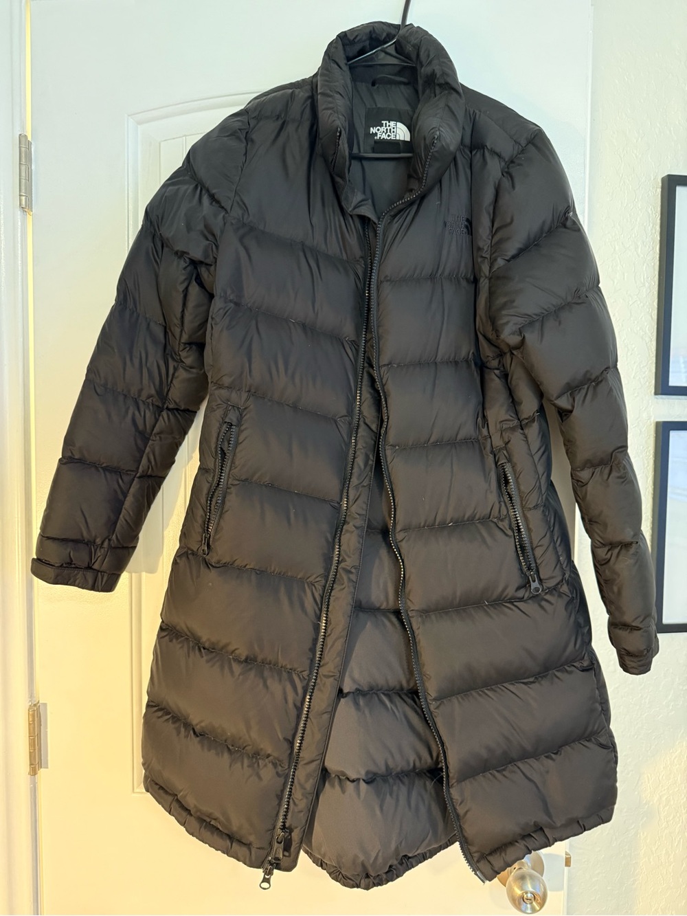 The North Face Women’s Black Long Puffer Coat